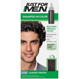 Just For Men Shampoo In #H-50 Haircolor Darkest Brown (2 Pack)