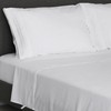Furinno Angeland Vienne 4-Piece Microfiber Bed Sheet and Pillowcase Set,