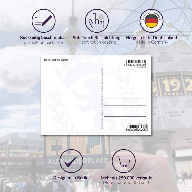 25 x Postcards Berlin Checkpoint Charlie | Pack of 25