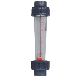 Plastic Tube Liquid Flowmeter High Accuracy Large Range Acid Alkali Resistance Water Flow Meter Gauge