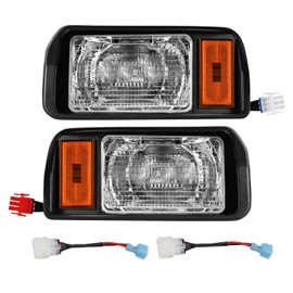 Panglong Club Car DS Headlights Kit-Factory Style Halogen Headlights, Suitable for Club Car Ds 1993-Up Golf Cart, DS Halogen Headlights Kit-Passenger and Driver Side, Replace OEM 101988002, 101988001
