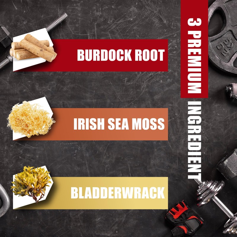 𝐎𝐫𝐠𝐚𝐧𝐢𝐜 𝐁𝐮𝐫𝐝𝐨𝐜𝐤 Extract Capsules 𝟏𝟓𝟎𝟎𝟎𝐦𝐠 with 𝐒𝐞𝐚 𝐌𝐨𝐬𝐬 and 𝐁𝐥𝐚𝐝𝐝𝐞𝐫𝐰𝐫𝐚𝐜𝐤