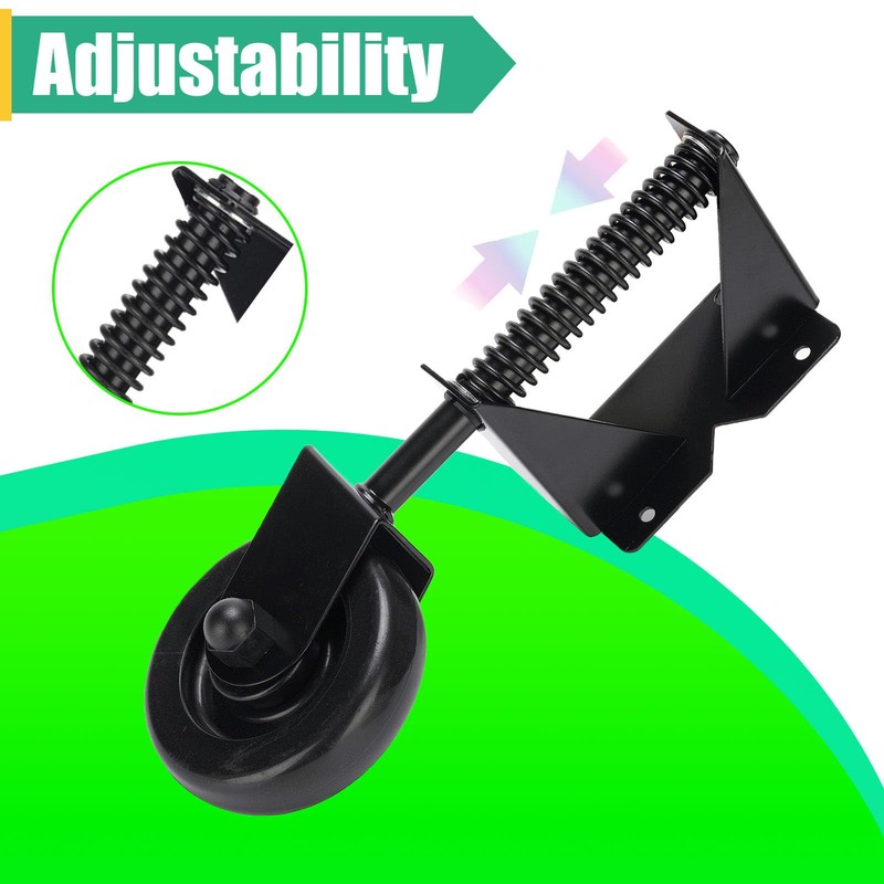 Real Fancy 4.3" Heavy Duty Gate Wheel - Spring Loaded
