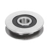 RDEXP U Shaped Ball Bearing Steel Roller 50mm OD 512kg