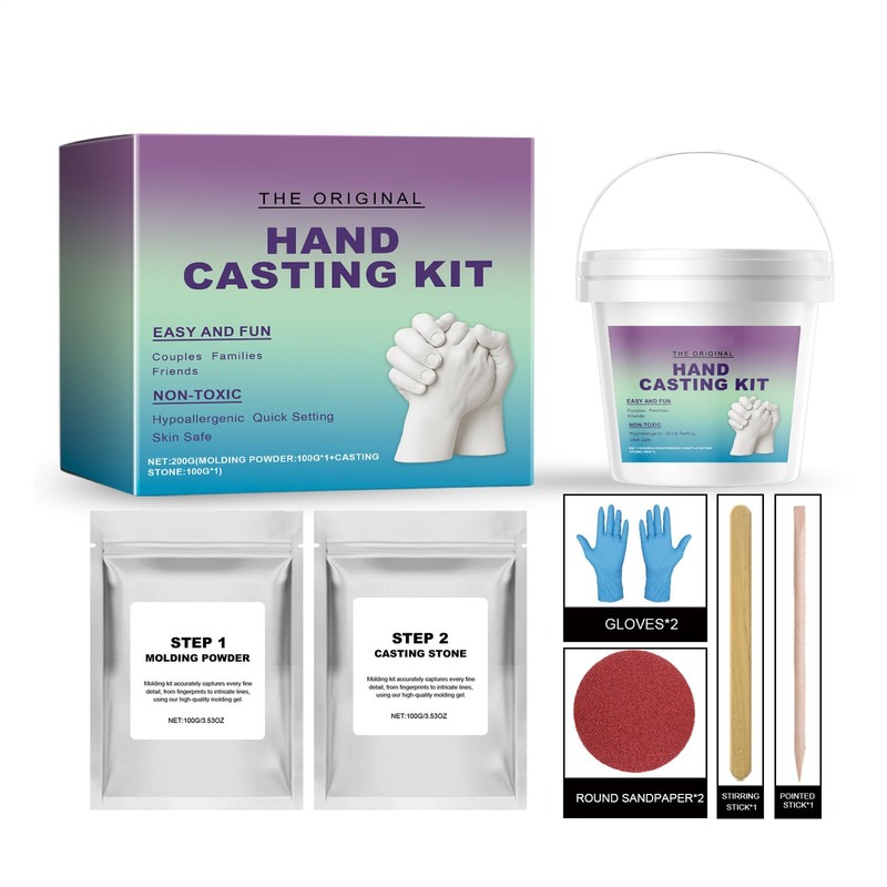 Hand Casting - Home Hand Casting Kit for Couples -