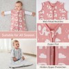 Yoofoss Baby Sleep Sack 12-18 Months 0.5 Tog Wearable Blanket