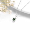 ZhenCai Silver Pendant Necklace for Women S925 Sterling Silver with