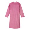 Women’s Open Back Adaptive Plush Nightgown With Zip Front -