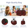 Insulated Lunch Bag, Red Roses Flower Lunch Box for School