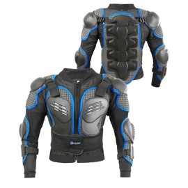 Kids Motorcycle Jakcet-Dirt Bike Gear,Youth Motocross Armor Suit,Back Chest Eblow Protection Snowing Skateboard MTB ATV