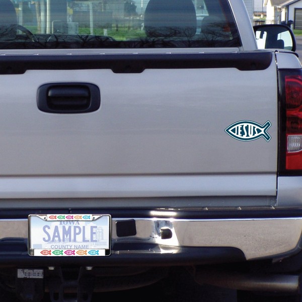 VictoryStore Religious - Jesus Fish - License Plate Holder and