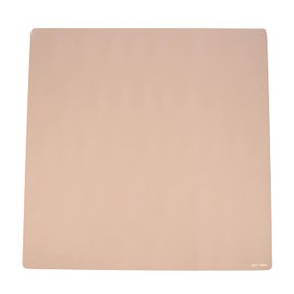 AVA + OLIVER Vegan Leather Multipurpose Play Mat - Indoor Outdoor Picnic Beach or Splat Mat - Waterproof and Sand Proof Foldable Blanket (Square (47" x 47"), Pink)