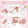 GAOY Cuticle Oil Pen Set, 6Pcs Vitamin E Oil for