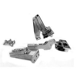 Blum CLIP top BLUMOTION Soft-Close Hinges, 110 degree, Self closing, Face Frame, with Mounting Plates (Inset - 8 pack)