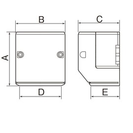 Panasonic End N DAS6801B Air Conditioner Parts