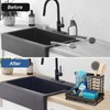 Sink Caddy Sponge Holder for Kitchen Sink, Dish Brush Sponge