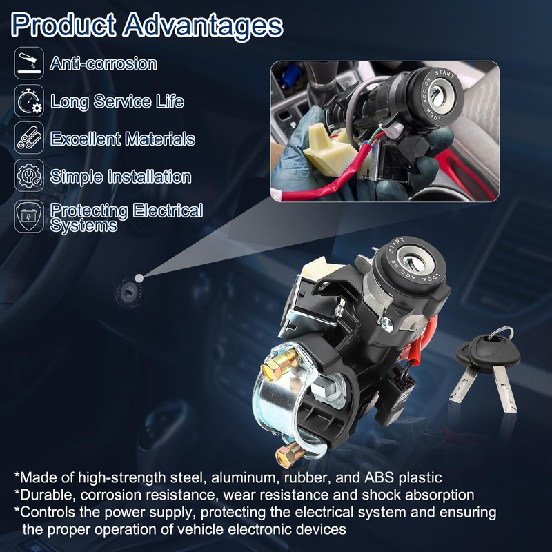 81900-H9G00 Ignition Lock Cylinder & Housing for 2021 2022 2023