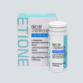 Etione Oral Lactobacillus Reuteri species Oral Lactobacillus, 1 box, 30 tablets / 에티원 구강유산균 루테리균종 구강 유산균, 1박스, 30정