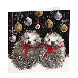 artbeat - Baby its Cold Outside - Hedgehog Design - Christmas Cards, Pack of 6 Charity Cards in aid of shelter