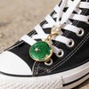 Vibrant Green Enamel Shoe & Purse Charms - 30 Pcs
