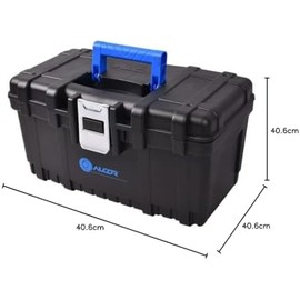 Caja de Herramientas 40.6CM(16IN.) Plastica y broche metal Alcor