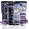 3 Pack Bundle: Coach Soak Recovery Bath Soak, Epsom Salt