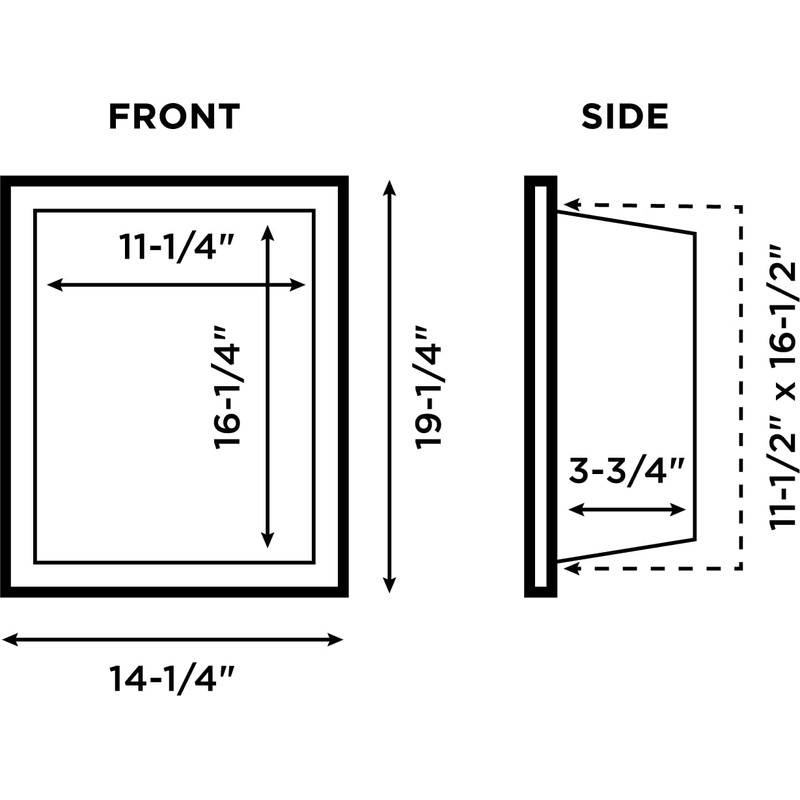 EZ-NICHES New Ready for Tile Recessed Bathroom Shower Shampoo Shelf