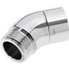 ZUJIACUN Handheld Shower Head Elbow Adapter G1/2" Shower Connector 45