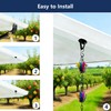 RiseDirectly 2 Pcs Heavy-Duty V-Shaped Rain Chain Gutter Adapter Clip
