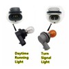 AUPSPUD Front DRL Daytime Running Light Turn Signal Lamp Bulb