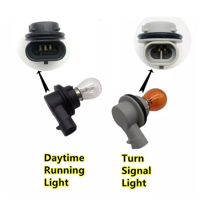 AUPSPUD Front DRL Daytime Running Light Turn Signal Lamp Bulb