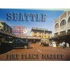 6.00 BEAUTIFUL POST CARD OVER THE PIKE'S PLACE MARKET SEATTLE