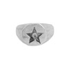 AllSaints Men's Star Signet Ring