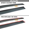 Fits for 2010-2014 Subaru Outback Wagon Sporty Black Trim Smoke