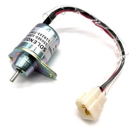 KD KISONIED 119653-77950 Fuel Shut Off Solenoid 1503ES-12S5SUC5S Woodward M806808 for John Deere 790 990 2020 2030 2030A 2210 Yanmar 3TNE84 3TNE88 3TNV70 3TNV76 Engine 12VDC
