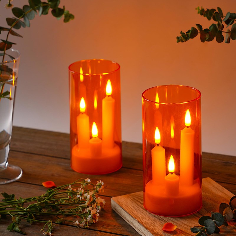 Da by Flameless Candle, Battery-Powered Candle with Remote Control and