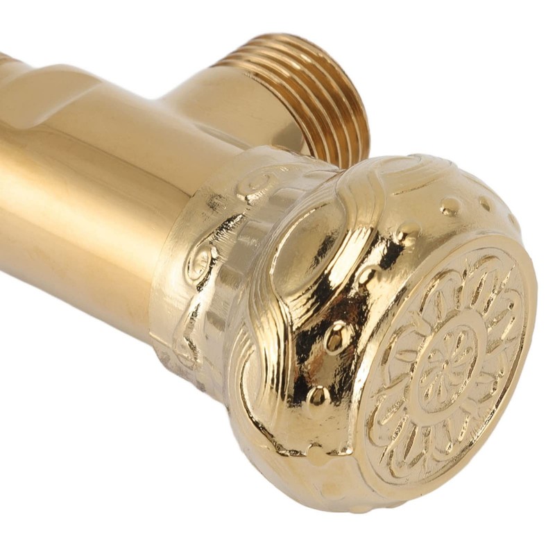 Haofy Gold Antique Full Copper Angle Valve Ball Valve for