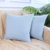 4-Pack Cotton Comfortable Solid Decorative Throw Pillow Case Square Cushion