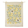 Earth Greetings Organic Cotton Tea Towel - Wattle & Blue