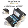 GAEKEAO Small Wallets for Women Leather RFID Blocking Bifold Coin
