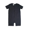 Snugabye Toddler Lightweight Back-Zip Romper- Size 2T, Charcoal Grey