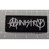Handmade Ministry Band Patch Metal Rock Synthpop 80s Embroidered Patch