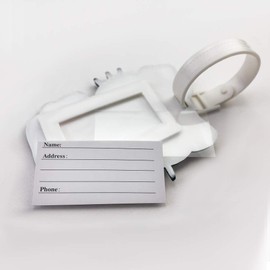 Anime Luggage Tag - Kawaii Luggage Tags for Travel Women Man,Funny Kids Backpack Suitcase Tag Cute Clear,Name ID Identifier Durable for Travel Lovers (Cat)