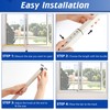 Wintcomfort Adjustable Window Security Bar, Heavy Duty Sliding Window Security