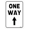 One Way Arrow Sign Street Metal Signs Road Wall Decor