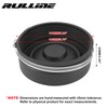 RULLINE 5" Flexible PVC Pipe Cap – w/Stainless Clamp, Black