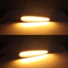 GTINTHEBOX Smoked Lens Amber LED Front Side Marker Lights for