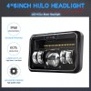 uspart- 4pcs Fit Pontiac Firebird Trans AM 1977-1981 4x6" LED
