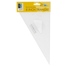 Art Alternatives 30/60/90 Triangle 8 Inch Ink Edge (AA27135)