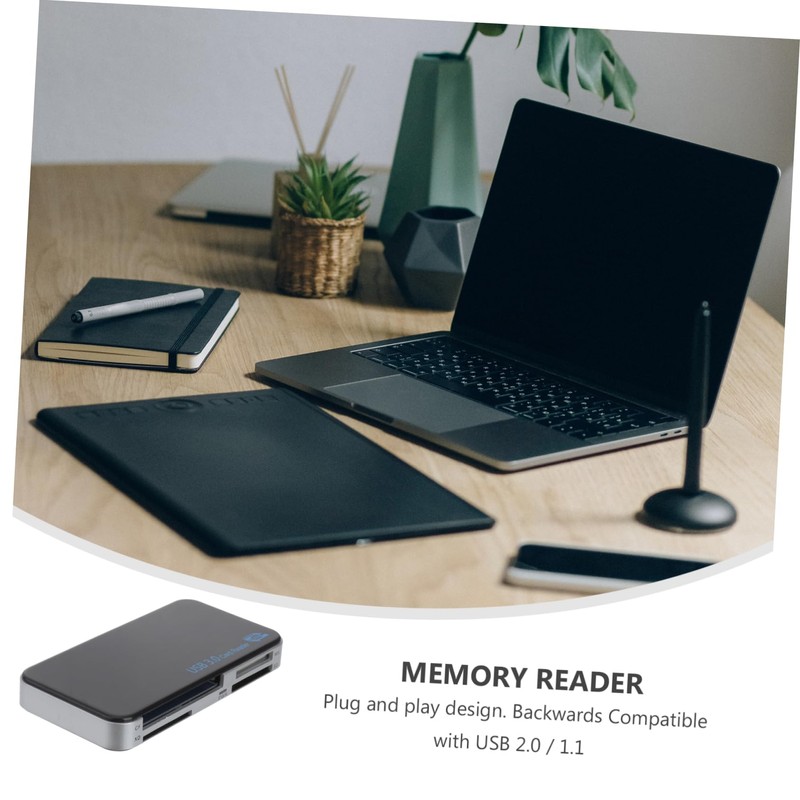 Gatuida USB Multi-Card Reader Adapter High- Memory Reader for Cards